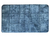Коврик д/ванной "Плитка", темно-синий, 45х75 (103348)